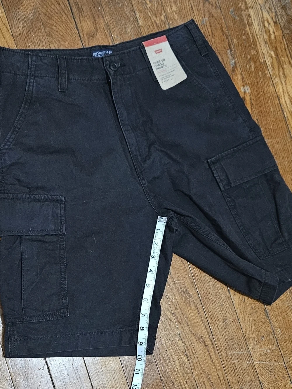 Levi's Men's Carrier Cargo Shorts - Black - Size 30 - 9